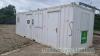 26ft x 9ft welfare cabin with office and drying room A633449 - 9