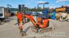 Kubota U10-3 micro digger (2020)