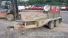 Ifor Williams GX84 plant trailer