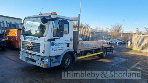 Man TGL 180 7.5T beaver tail plant lorry (2007)