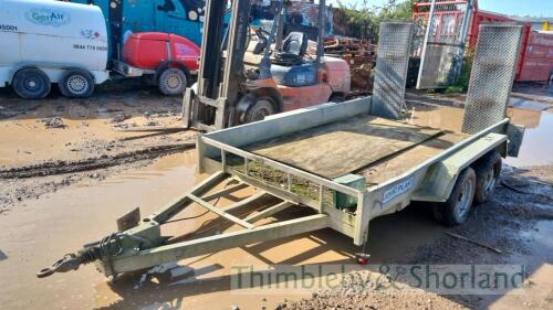 Twin axle plant trailer