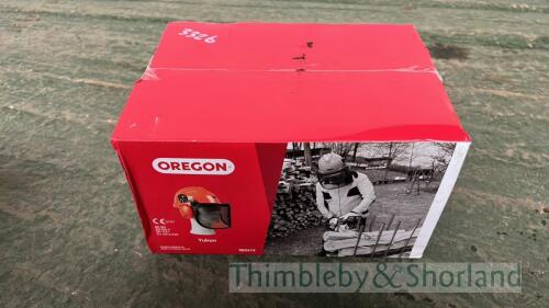 Oregon chain saw helmet