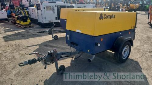 Compair C76 compressor, Deutz air cooled engine, 2420 hrs, RMA