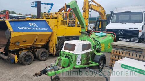 Greensmech towed chipper