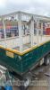 Electric 4 wheeled trailer/hand cart with cage sides - 3