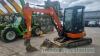 Hitachi ZX33 mini digger (2014)