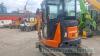 Hitachi ZX33 mini digger (2014) - 11