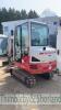 Takeuchi TB230 mini digger (2018) 855 hrs Long arm, cab, rubber tracks, blade, offset, piped, QH, 4 buckets Complete with original purchase documentation. Current LOLER certificate. - 5