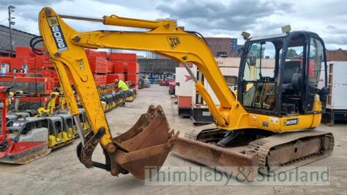 JCB 8056 mini digger (2014)