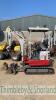 Takeuchi TB215R mini digger (2018) 1008 Hrs Long arm, canopy, zero tail swing, expanding rubber tracks, blade, piped, QH, 5 buckets. Complete with original purchase documentation. Current LOLER certificate. - 14