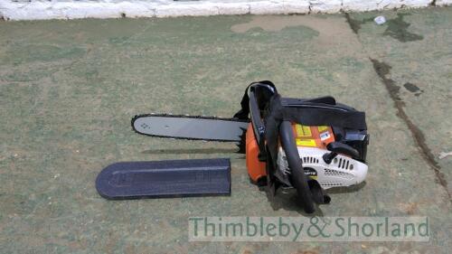 Top handle chain saw