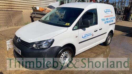 VW Caddy C20 Startline TDI Panel Van - DV63 SZN Year of Manufacture: 2013 1598cc, diesel, manual MOT expiry date: 31.01.2022