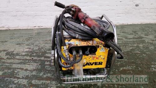 JCB Beaver pack hose and gun MA1150841, MA0403824