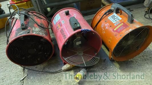 3 air movers