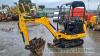 JCB 801.4 mini digger (2017)