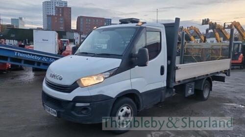 Iveco Daily 35C14 Dropside Lorry (2018) Registration No: RE68 DVM 2287cc, diesel With V5 registration document