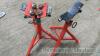 2 Ridgid folding pipe stands 790879, 702908