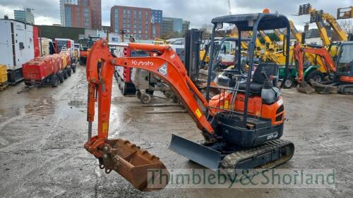 Kubota U17 mini digger (2015)