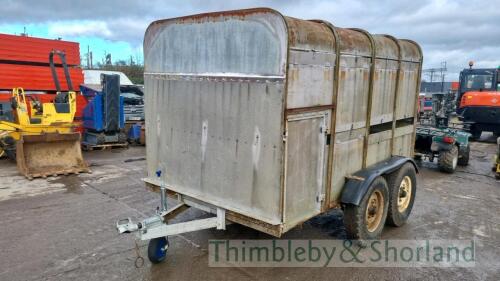 10x6 Ivor Williams livestock trailer