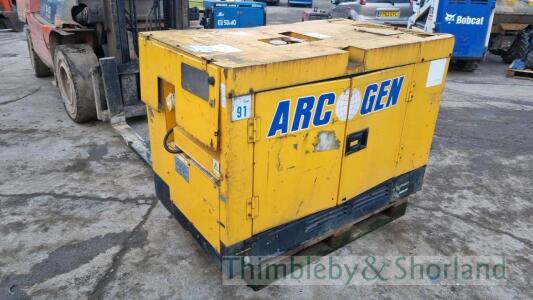 Arcgen Plasarc 70 diesel welder generator, plasma cutter, compressor