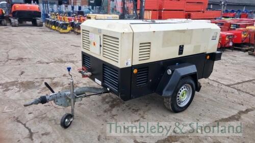 Ingersoll Rand 773-1053 trailer mounted compressor (2016) 3500 hrs RMA Cumming engine