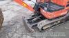 Kubota U17-3 mini digger (2019) - 2