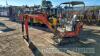 Kubota KX016-4 1.6T excavator, diesel - with red key