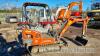 Kubota KX016-4 1.6T excavator, diesel - with red key - 10