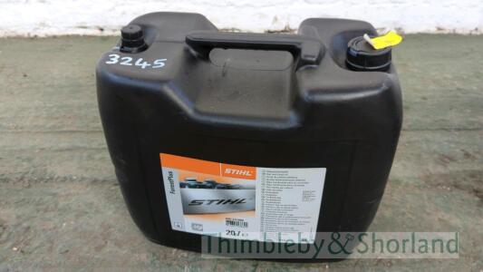 20 ltrs Stihl Forestplus bar and chain oil