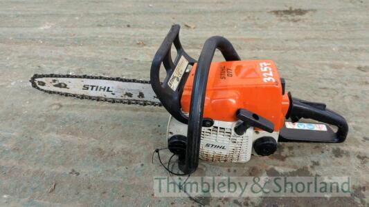 Stihl 017 petrol chain saw