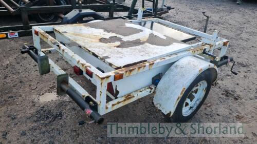 Single axle trailer