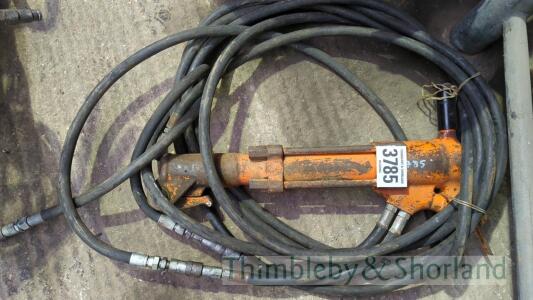 Stanley hydraulic breaker with hose