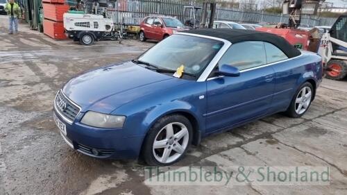 AUDI A4 SPORT CABRIOLET - HJ02 XEX.