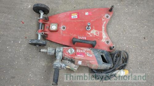 Hilti DD150-U diamond drill and stand