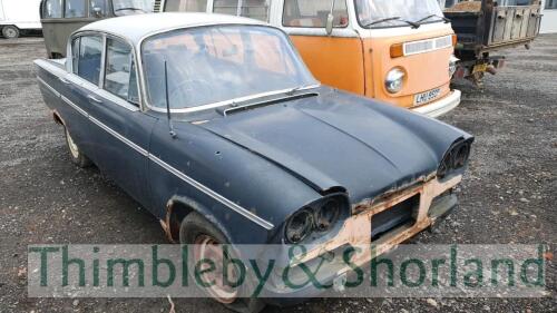 Humber Sceptre Saloon (1965) Registration No: EUC 496C 1592cc No MOT With V5 registration document