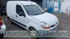 Renault Kango SL17 Dci Van (2006) Registration No: EF06 JCO 1461cc MOT expiry date: January 2021 This vehicle was the subject of a category C insurance loss 20.05.2017 - 4