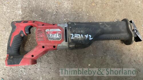 3 Milwaukee cordless reciprocating saws