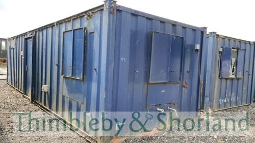 32 x 10ft site office with kitchen