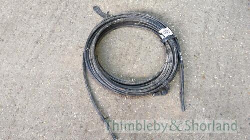 Armoured electric cable