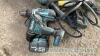 2 Makita circular saws, 2 angle grinders, and 2 cordless drills - 3