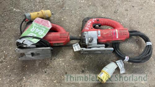 2 Milwaukee jig saws