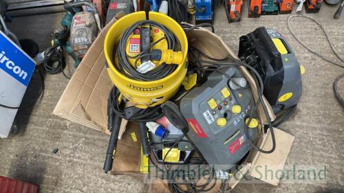 3 Karcher SG44 steam cleaners and James vacuum