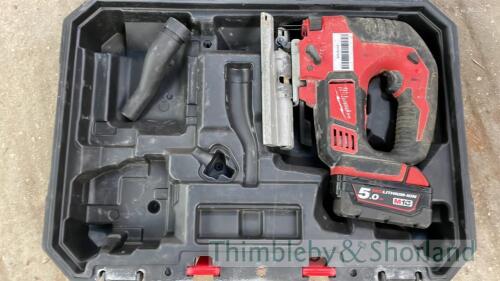 Milwaukee cordless jig saw