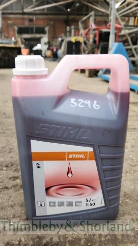 Stihl 5L chain saw oil