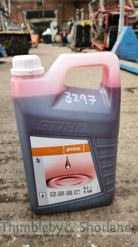 Stihl 5L chain saw oil