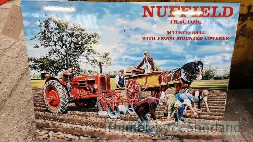 Nuffield M3 tractor sign