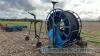 Wright Rain WR75.270 irrigation reel and wheeled sprinkler plus approx 30 galvanised pipe sections - 2