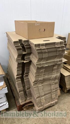 Pallet of cardboard boxes