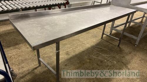 Stainless steel table