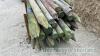 Stillage of wooden fence posts - 2